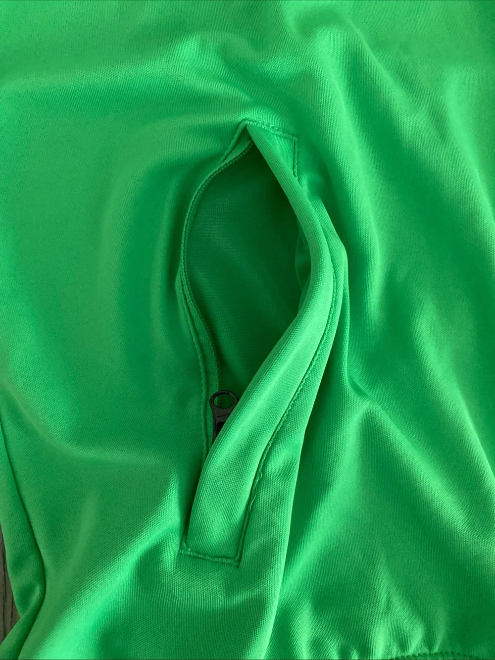 Nike Dri Fit Men’s Tampa Bay Rowdies Track Sweatshirt Full Zip Lime Green Large